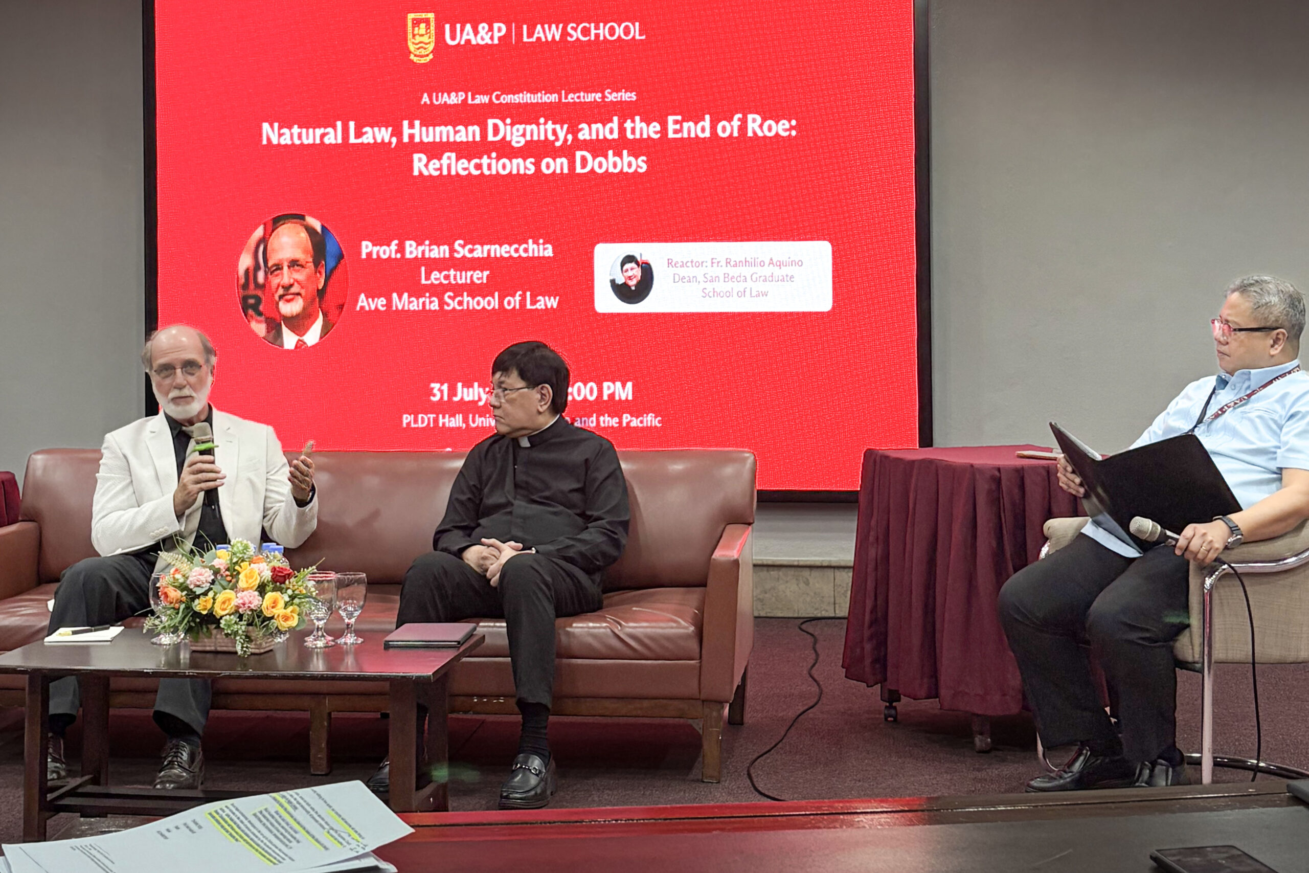 Professor Brian Scarnecchia Brings Ave Maria Law Scholarship to the Philippines