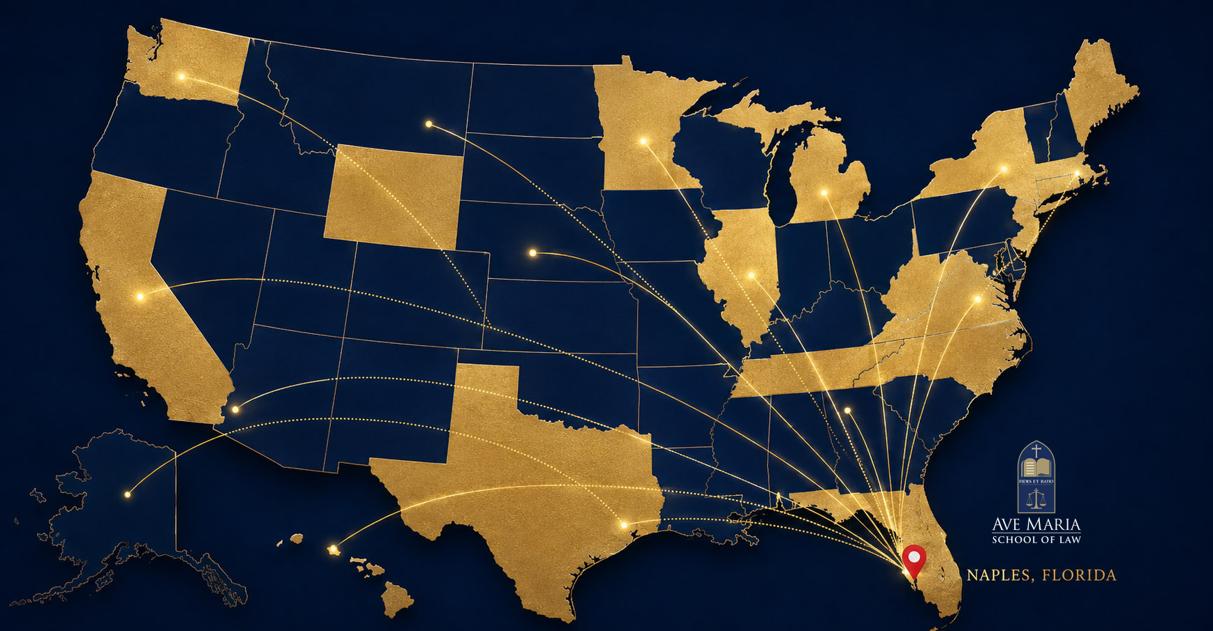 From Naples to Nationwide: 77 Ave Maria Law Alumni Recognized Across the Country